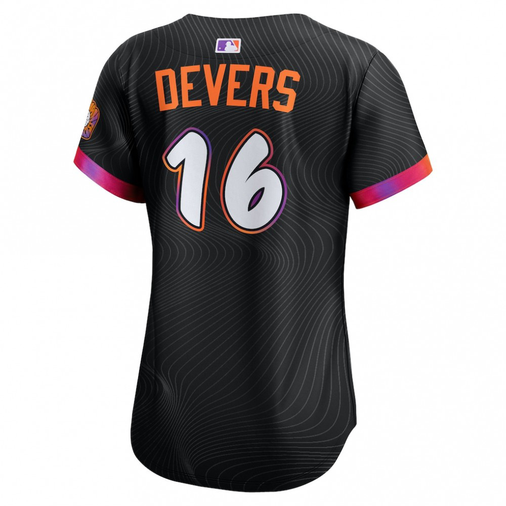 Rafael Devers San Francisco Giants Women's 2025 City Connect Limited Player Jersey - Black-Pro Kit Vault | Brand New 26/27 Sports Jerseys